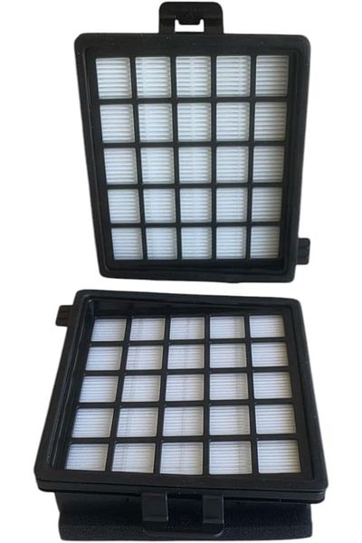 STOREMAX Ntwork Vacuum Cleaner Hepa Filter in the Hopper - Black Plastic - 2 Pcs - Fc8130 Easy Life - Models