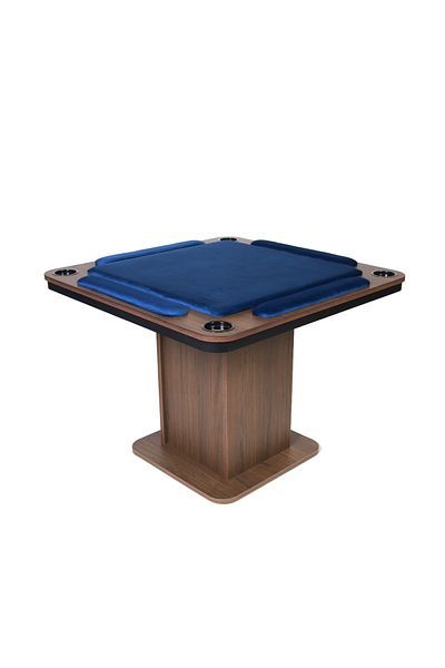 ALBADER Big Wooden Ploot Play Cards Game Table Large Size, Wood Baloot Table Large 95 * 95 * 76