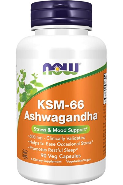 Now Foods KSM66 Ashwagan.dha.a 600 mg 90 Veggie Caps