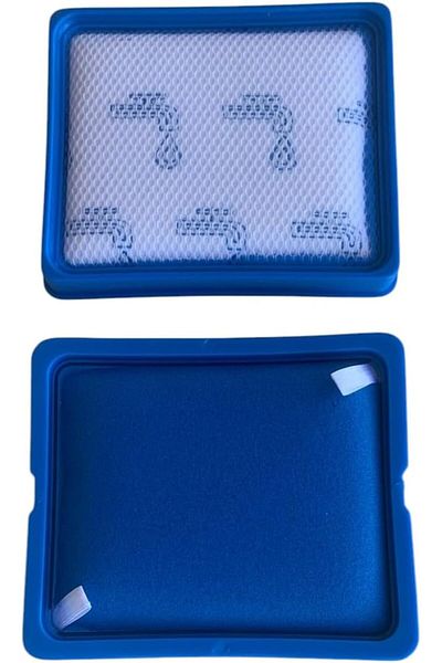 STOREMAX Ntwork Vacuum Cleaner Hepa Filter with Sponge - Blue Plastic - 2 Pcs - Cp0617 - Compatible with Models