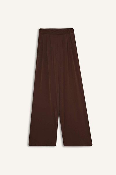 DeFacto Flexible Waisted Wide Leg Trousers F8507Ax25Sm