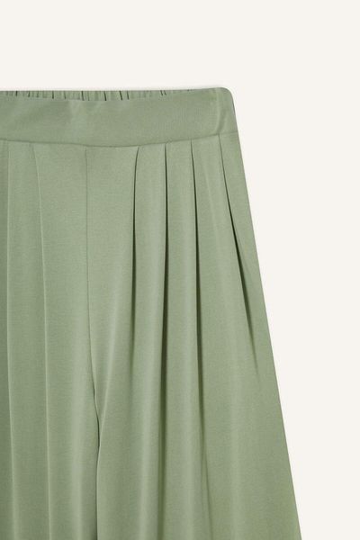 DeFacto Flexible Waisted Wide Leg Trousers F8507Ax25Sm