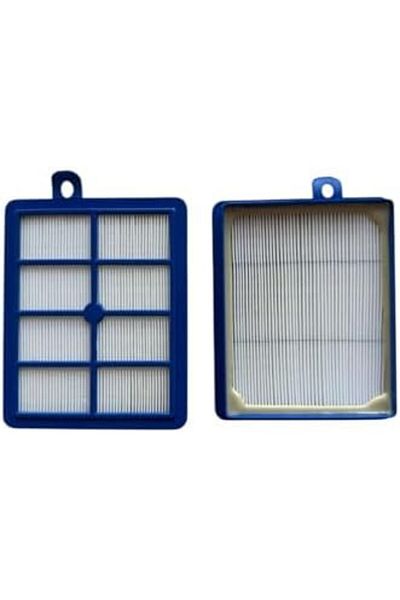 STOREMAX Ntwork Vacuum Cleaner Hepa Filter - Blue Plastic - 2 Pcs - Arçeli̇k - Aeg - Arnica - - Electrolux -