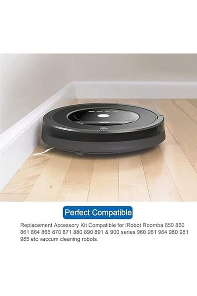 STOREMAX Network Gray Roomba 800 850 860 861 864 866 870 880 890 900 980 975 976 974 Hepa Filter Brush Silicone