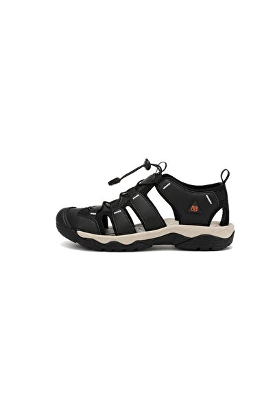 AX Boxing Men's sports sandals, Elastic lace closure, Eco-leather, Textile, Premium, Ax Boxing
