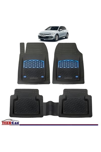 TEAMCAR Covorase Auto ® Volkswagen Golf 8 Hatchback 5 Uși (2020–2025) Blue
