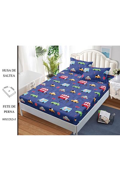 CHIRASO CHIRASO SUMMER Duvet Cover Set, Satin Cotton, 180x200 cm and 2 Pillowcases 80x52 cm