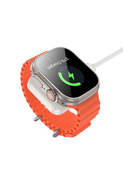 REDz Accessories Wireless Charger for Apple Watch, Hoco CQ16C, Apple 2.5W, Milky White
