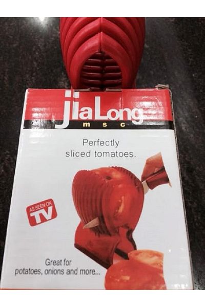 Generic 2 pieces of clips for slicing tomatoes into even slices