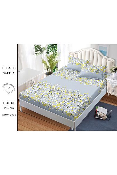 CHIRASO CHIRASO SUMMER Duvet Cover Set, Satin Cotton, 180x200 cm and 2 Pillowcases 80x52 cm