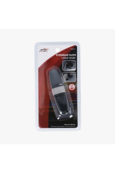 AUTOSMART مشبك نظارات مزدوج الطرف أسود