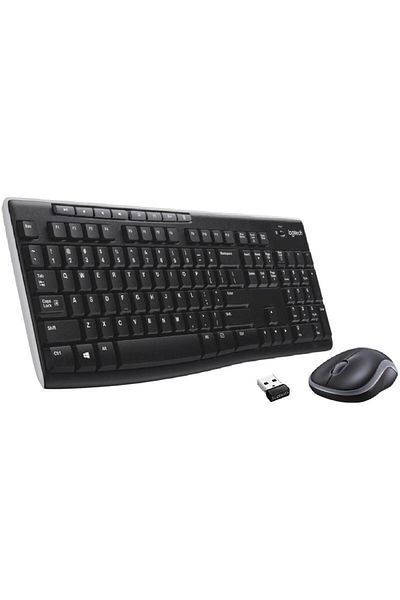 logitech MK270 Wireless Combo Desktop (Keyboard and Mouse) Wireless (2.4 GHz RF)for Laptop/PC Desktop