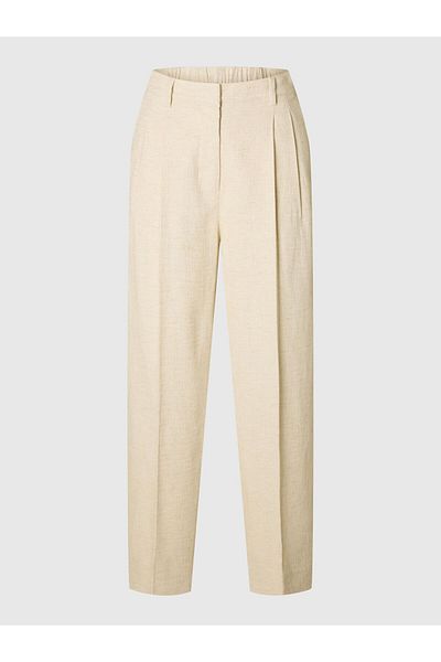 Selected Femme Barrel Fit Hosen High Waist