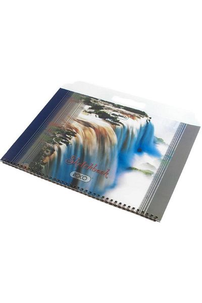 Roco Sketch Pad with Handle – 16 Sheets, 110gsm, 33.8x23 cm, Perforated