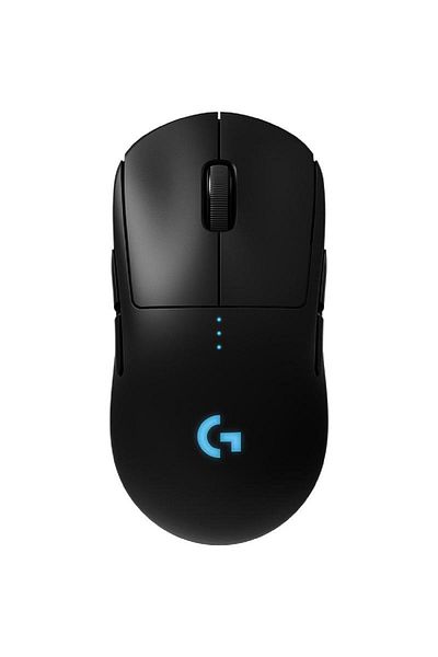 logitech G Pro Gaming Mouse Optical HERO 100-16000 dpi Wireless (2.4 GHz RF)Black