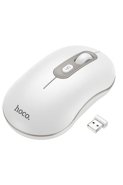 REDz Accessories Mouse wireless Hoco GM21, 2.4g, 1600 DPI, alb