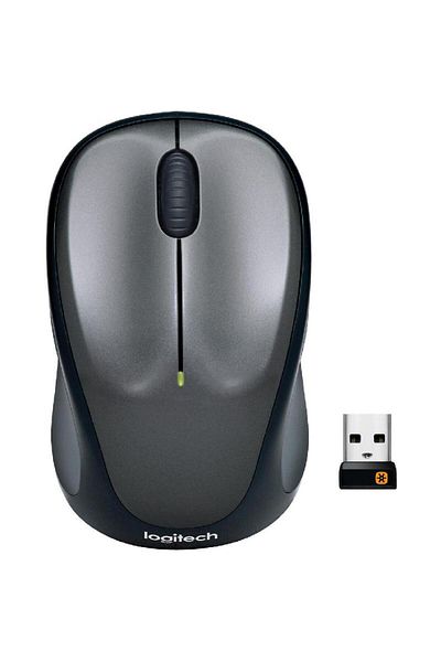 logitech M235 Mouse Optical 1000 dpi Wireless (2.4 GHz RF)Black/Grey