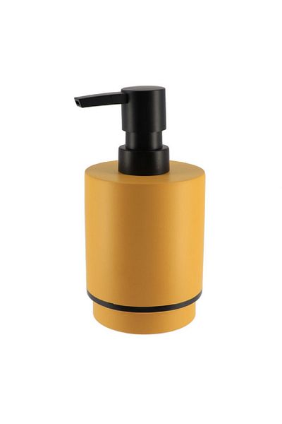 Tendance Durable Polyresin Liquid Soap Dispenser Ochre and Black 290ml