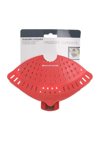 Generic 2 pasta clip-shaped strainers