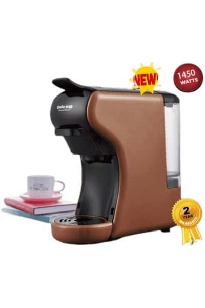 Generic Coffee Capsule Machine Home Master HM-906 - Brown, Metal