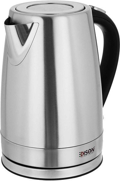 Edison Control Kettle, 1850W, 1.7L, Stainless Steel, EKS17306 - Silver
