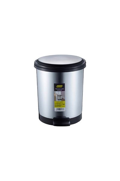rexa Imitation stainless steel plastic pedal trash 9L