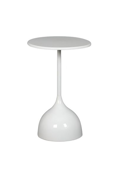 rexa Modern Metal Round Side Coffee Table with Sleek Design