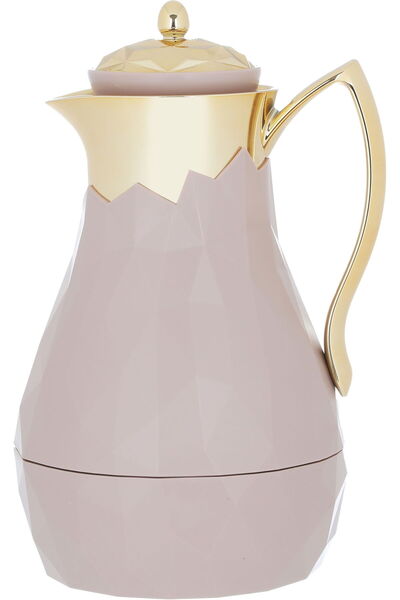 Generic ترمس إيفرست دايموند، سعة 1 لتر، غلاف داخلي زجاجي، غلاف خارجي بلاستيكي...