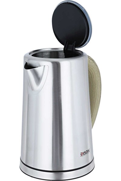 Edison Stainless Steel Kettle, 2100W, 1.7L - Silver