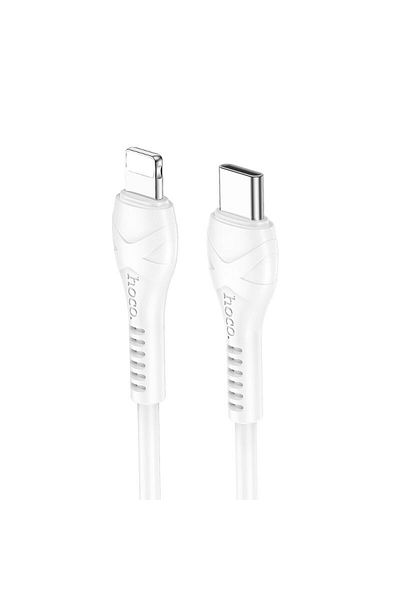 REDz Accessories Hoco USB Type-C To Lightning Cable, PD, 27W, X37, 1m, White