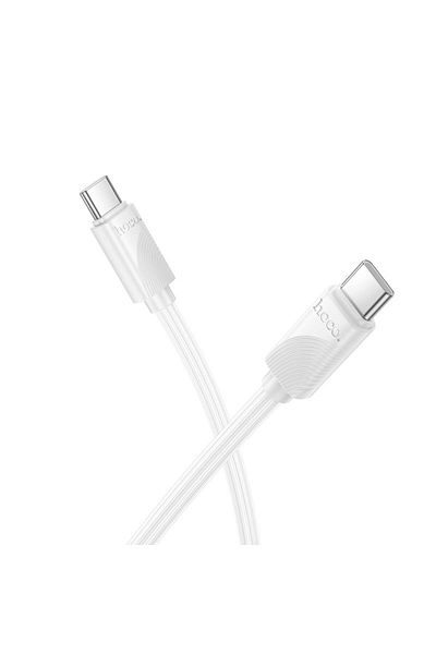 REDz Accessories USB Type-C Cable, Double-Ended, Hoco X114, 60W, 1m, White