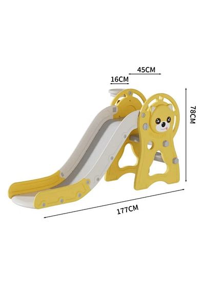FULLJOY Foldable Dog Slide with Basketball, FJY-43
