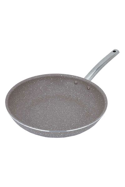 ROCKY Granite Rocky Pan, 28 cm, Steel Handle - Brown