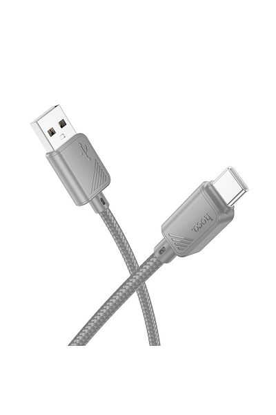 REDz Accessories Cable USB-A To USB-C, 3 A, Hoco X113, 1m, Grey