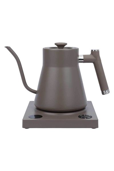 Edison Stainless Steel Drip Kettle, 1L, 1200W, Touch Control, YK-E138 - Dark Gray