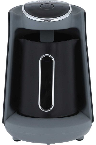 Edison Coffee Maker, 400 Watts, 4 Cups - Black/Grey