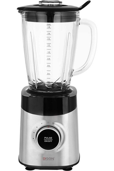 Edison Electric Blender, 1.8L, 1200W, 4 Speeds, YB-S09 - Black
