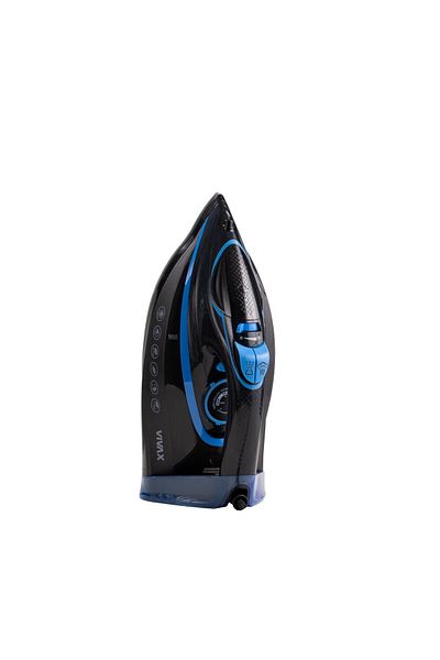 Vivax Oliva Fier de călcat cu abur Vivax IR-3000ASC, putere 3000W, termostat reglabil, negru/albastru