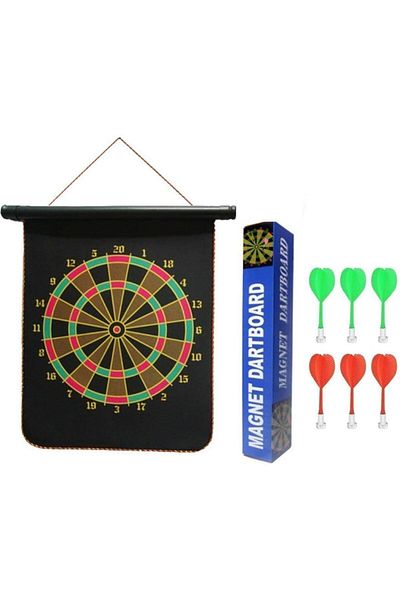 Generic Powerling Double-Sided Safe Magnetic Dart Board Game for Kids or the Whole Family at Home