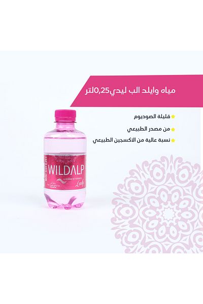 WILDALP Wild Alp Water Carton for Women 1*12*250ml (Rich in Dissolved Oxygen for Skin Freshness and Radiance)