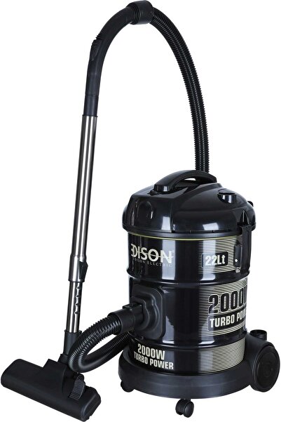 Edison Edison Turbo Barrel Vacuum Cleaner, 2000W, 22L, ZL16-31T - Black Gold