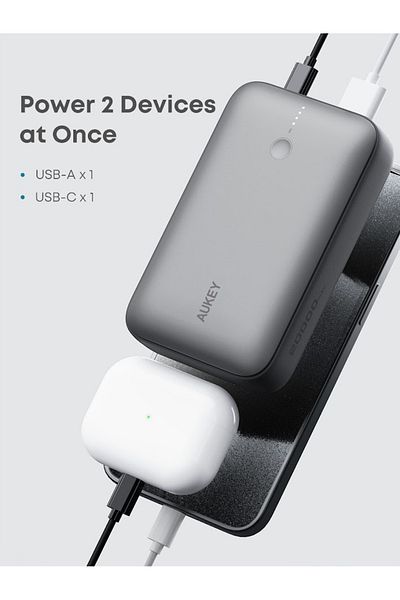 AUKEY PB-Y57 Spark Mini 20W PD 20,000mAh Compact, Fast Charging