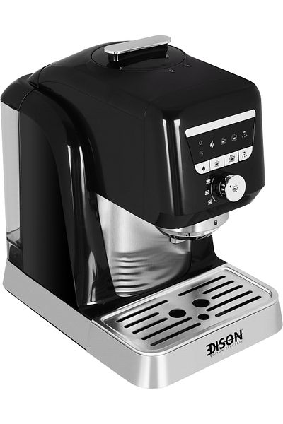 Edison Turkish Coffee Maker, 0.8 Liter, 700 Watt - Black