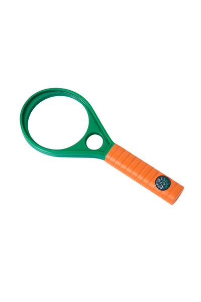 TAREZ Mg-890 Handheld Magnifier – 4X/6X Zoom, 75mm Eyepiece, with Compass, Plant Insect Observation Magnifier