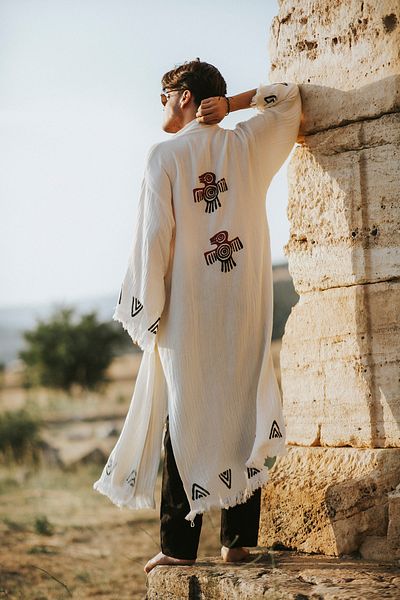 Mojo Summer Pagan Flame Kimono / Bamboo Hand Care