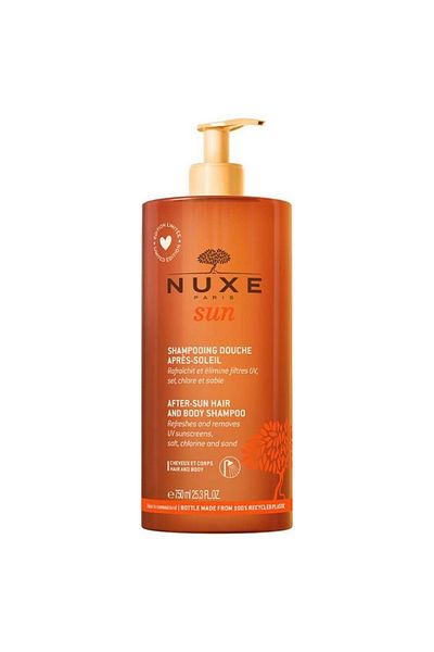Nuxe Șampon solar pentru păr și corp după expunerea la soare, 750 ml