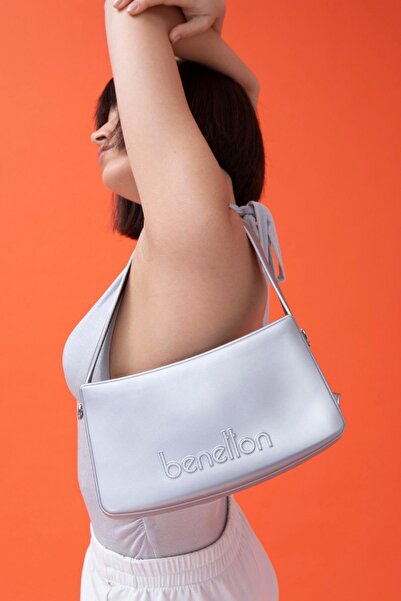 Benetton Bnt_1467 26X15X8 El Gümüş Kadın Çanta