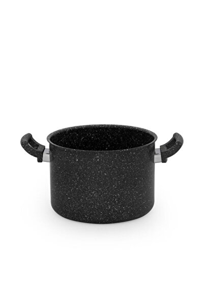 Alsaif Gallery Saif Gallery Granite Pot (Haskoor), Double, 22 cm - Black