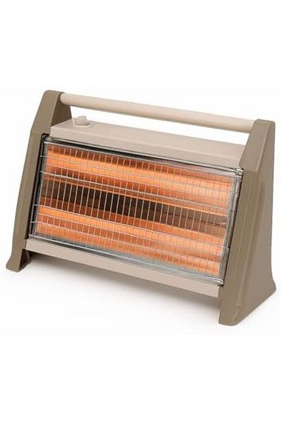 HOME MASTER Electric Heater - Medium Capacity for Heating Rooms, Practical and Safe Design - Model 396