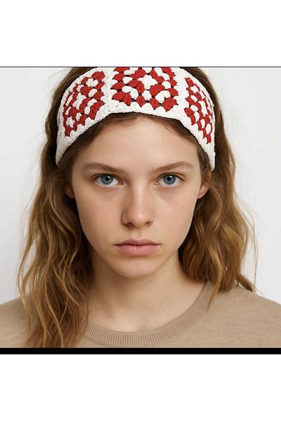 No Name Atelier Hand Knitted 2 Color Bandana
